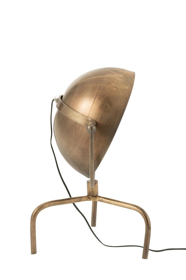 Industriële tafellamp Quincy brons - Afbeelding 5