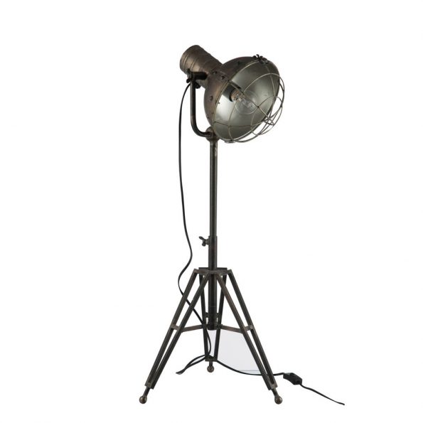 Industriële vloerlamp Cooper grijs - Afbeelding 2