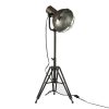 Industriële vloerlamp Cooper grijs