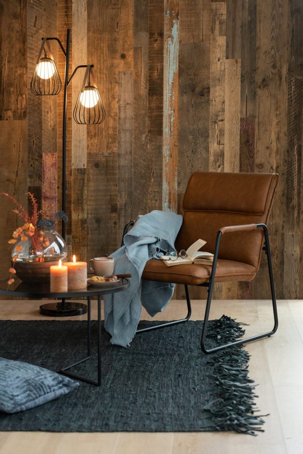 Industriële vloerlamp Ignes zwart - Afbeelding 3