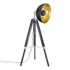 Industriële vloerlamp Livge zwart ø 80 cm