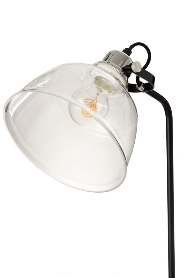 Industriële vloerlamp Magali transparant - Afbeelding 5