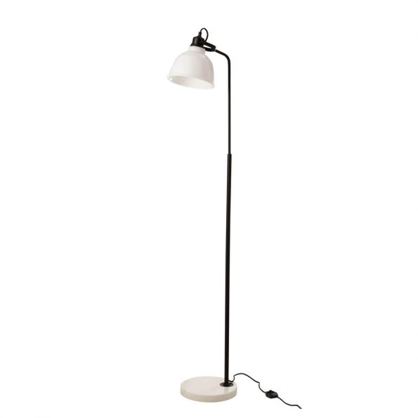 Industriële vloerlamp Magali wit - Afbeelding 2