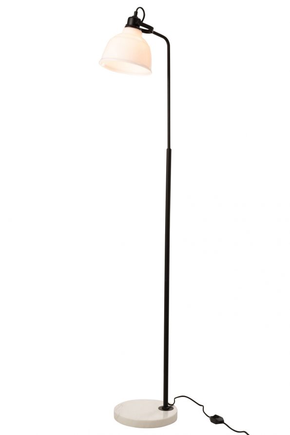 Industriële vloerlamp Magali wit - Afbeelding 3