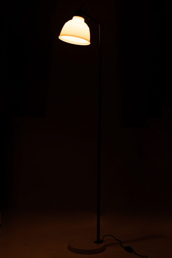 Industriële vloerlamp Magali wit - Afbeelding 4