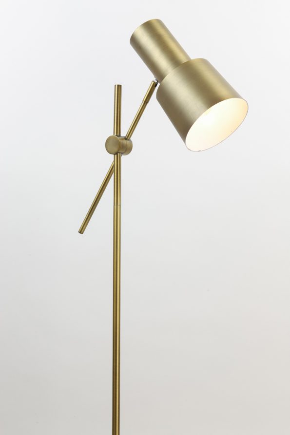 Industriële vloerlamp Preston brons - Afbeelding 8