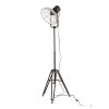 Industriële vloerlamp Rex zwart