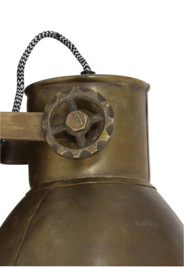 Industriële wandlamp Elay bruin - Afbeelding 6