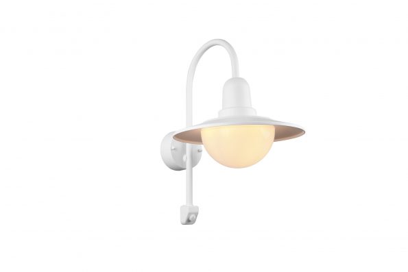 Industriële wandlamp Norman wit - Afbeelding 2
