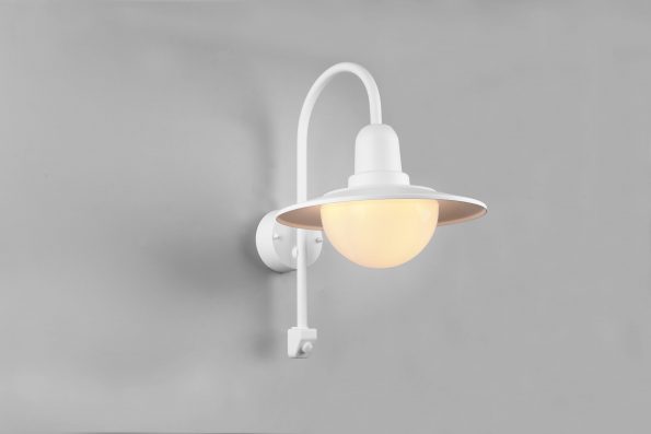 Industriële wandlamp Norman wit - Afbeelding 3