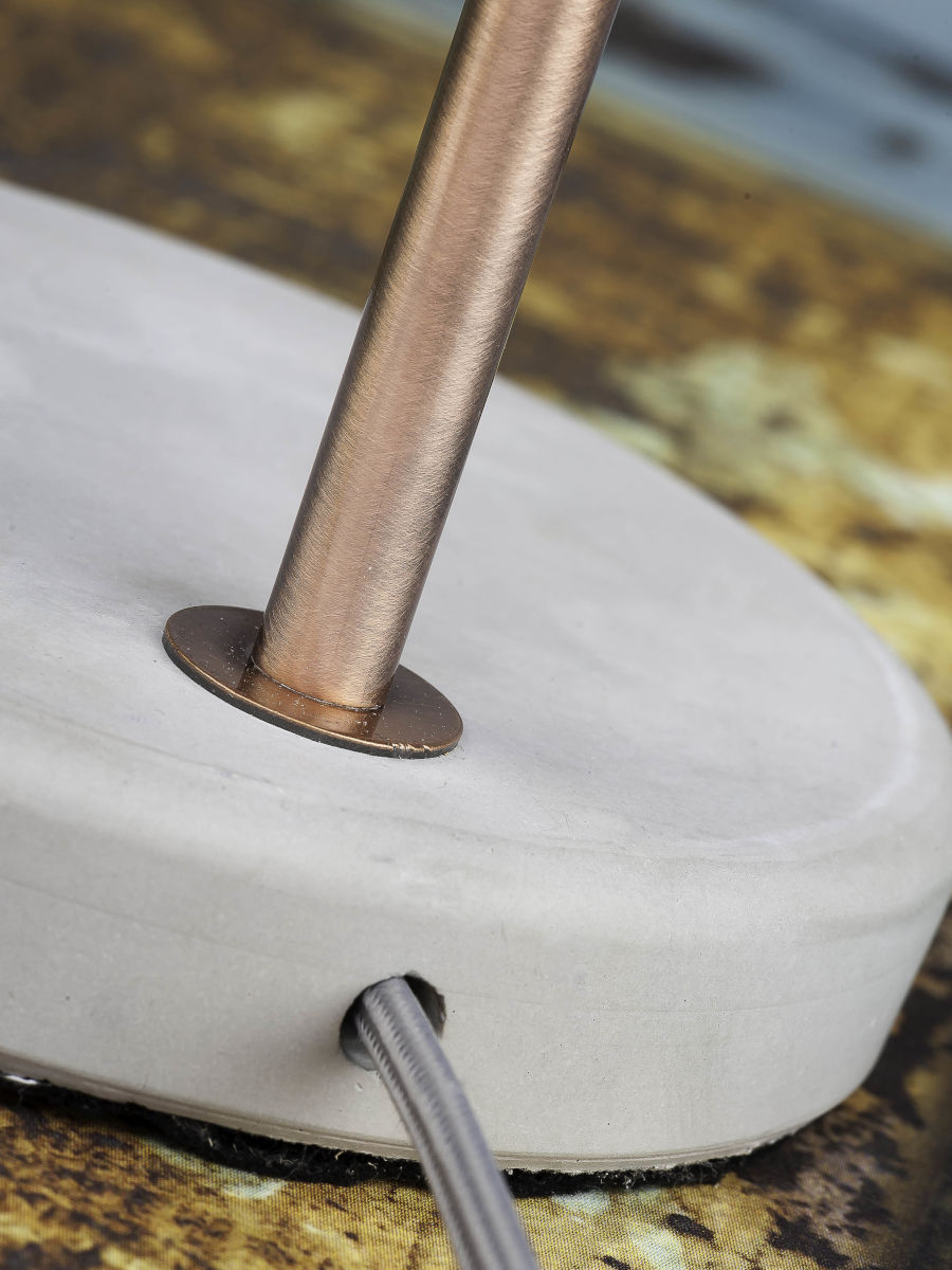 Industriële tafellamp Denver grijs - Afbeelding 4