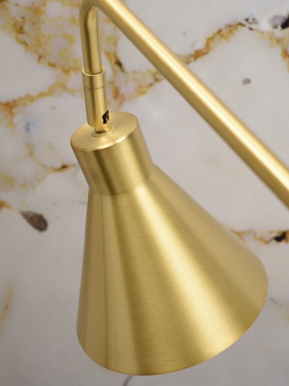 Industriële tafellamp Lyon goud ø 16 cm - Afbeelding 3
