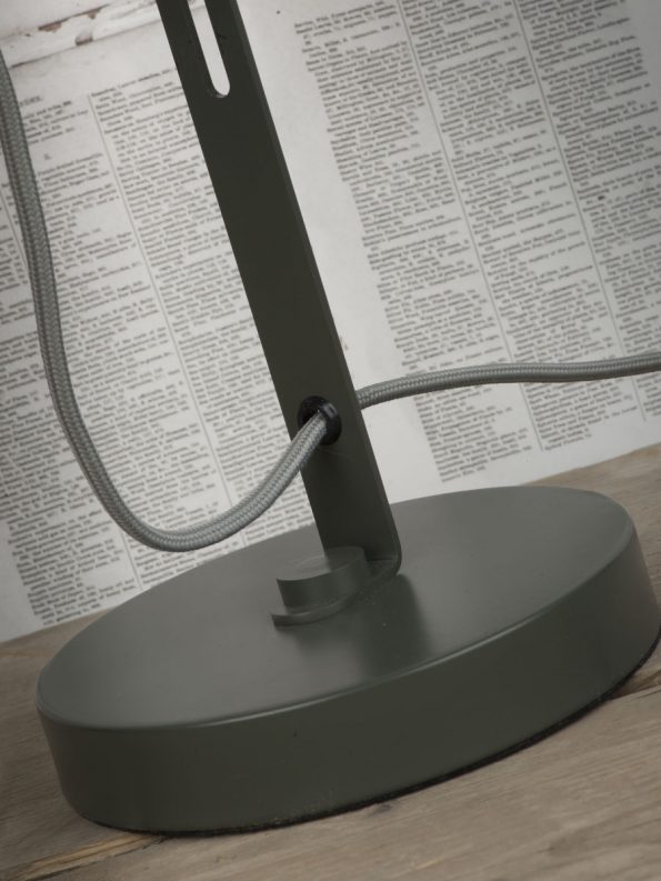 Industriële tafellamp Seattle grijs ø 16 cm - Afbeelding 6