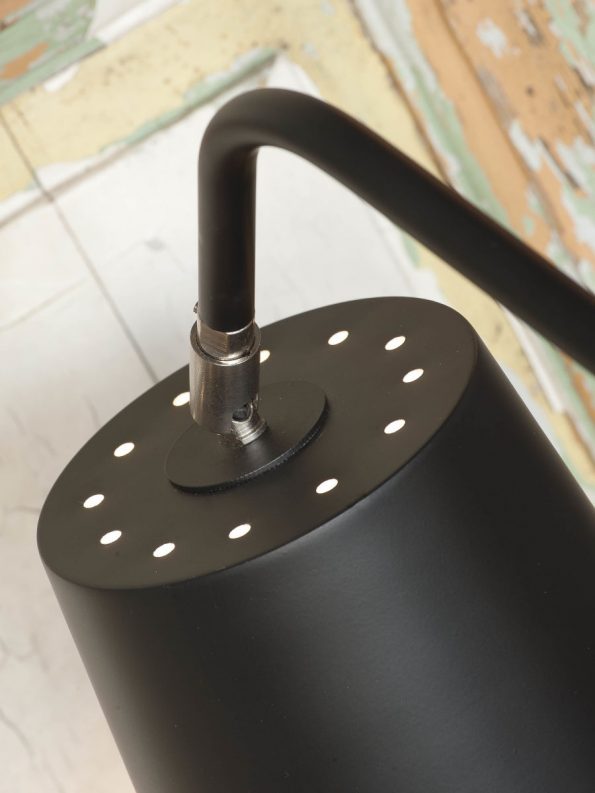 Industriële vloerlamp Barcelona zwart - Afbeelding 4