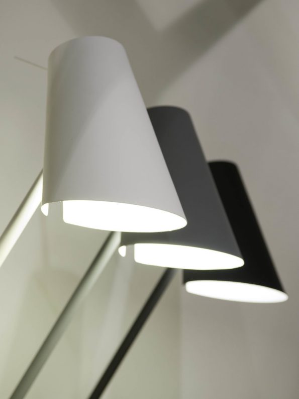 Industriële vloerlamp Cardiff wit - Afbeelding 3