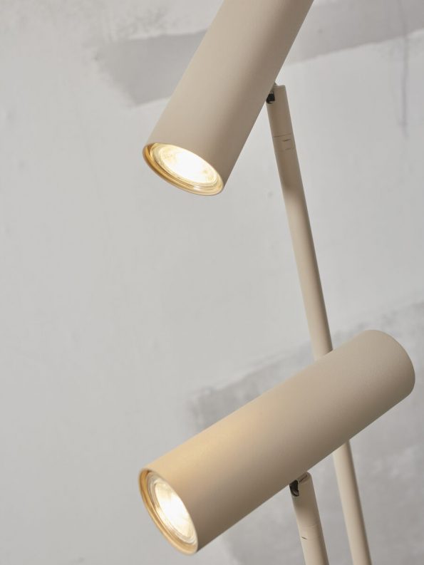 Industriële vloerlamp Havana grijs ø 5 cm - Afbeelding 4