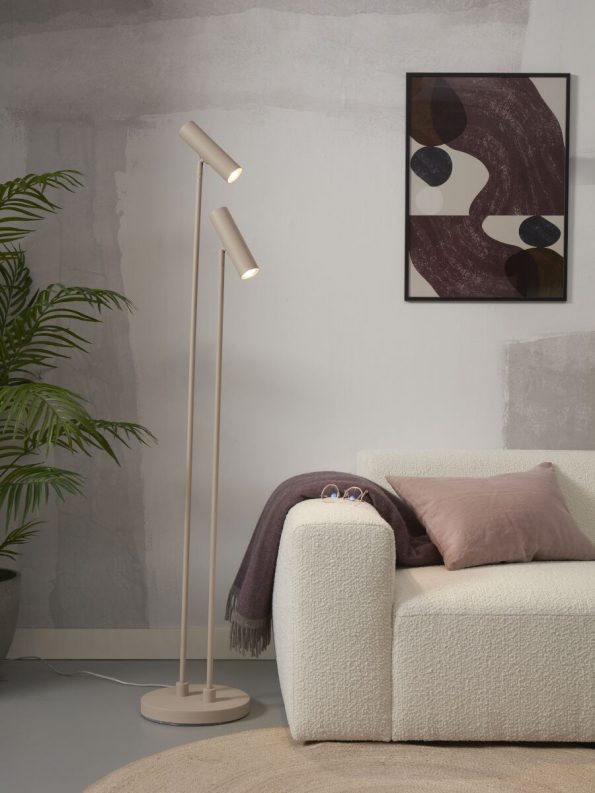 Industriële vloerlamp Havana grijs ø 5 cm - Afbeelding 5