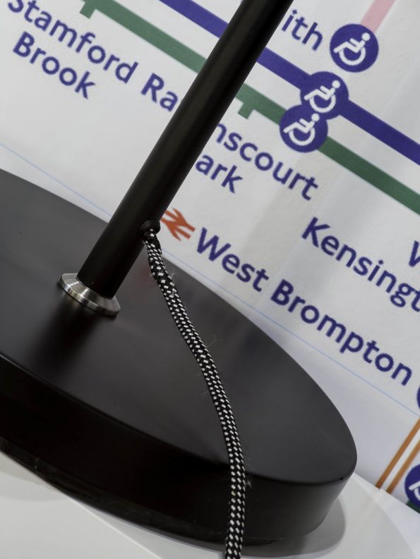 Industriële vloerlamp London zwart - Afbeelding 3