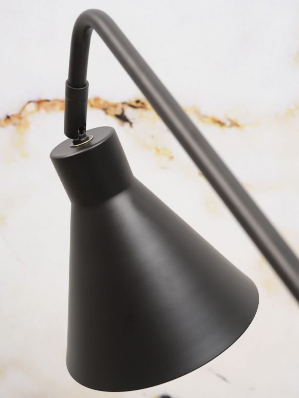 Industriële vloerlamp Lyon zwart ø 16 cm - Afbeelding 3