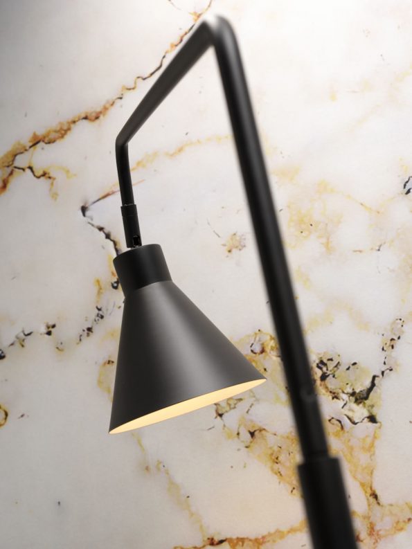 Industriële vloerlamp Lyon zwart ø 16 cm - Afbeelding 4