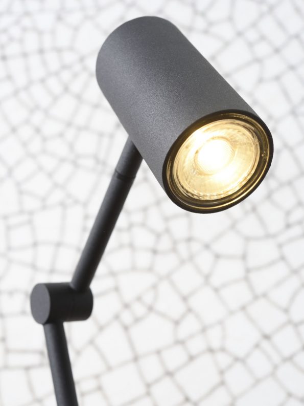 Industriële vloerlamp Montreux zwart - Afbeelding 4