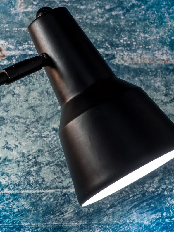 Industriële vloerlamp Valencia zwart - Afbeelding 3