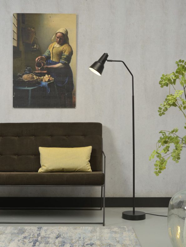 Industriële vloerlamp Valencia zwart - Afbeelding 7