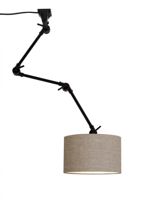 Industriële wandlamp Amsterdam grijs ø 32 cm - Afbeelding 8
