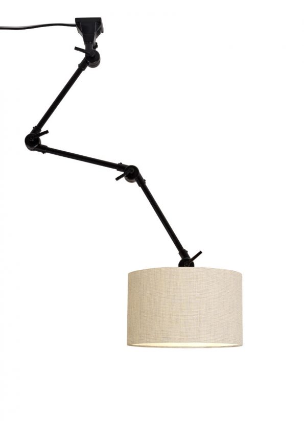 Industriële wandlamp Amsterdam grijs ø 32 cm - Afbeelding 8