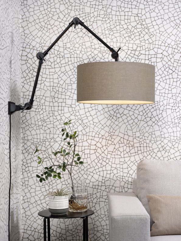 Industriële wandlamp Amsterdam grijs ø 47 cm - Afbeelding 5