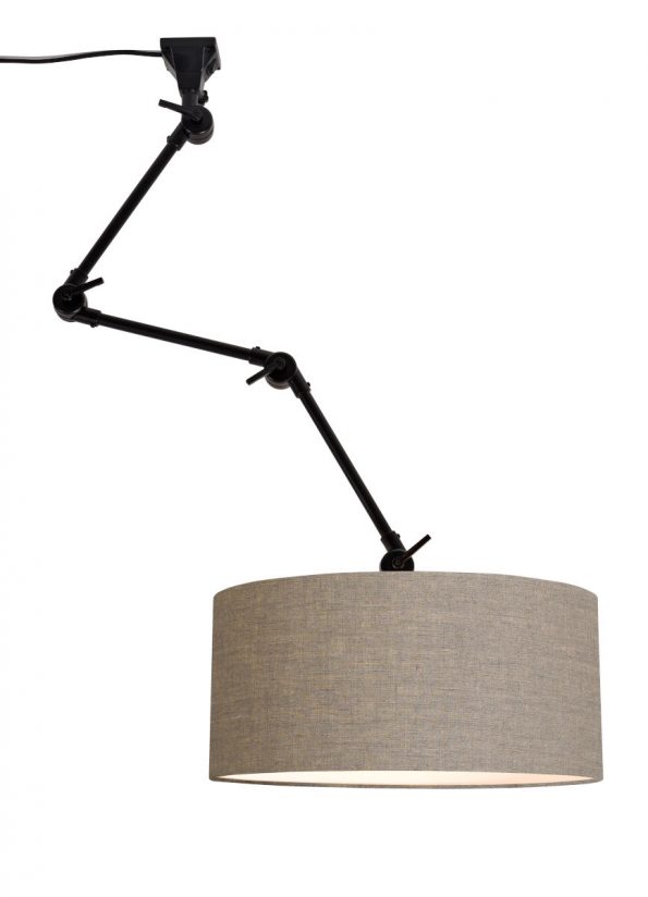 Industriële wandlamp Amsterdam grijs ø 47 cm - Afbeelding 8