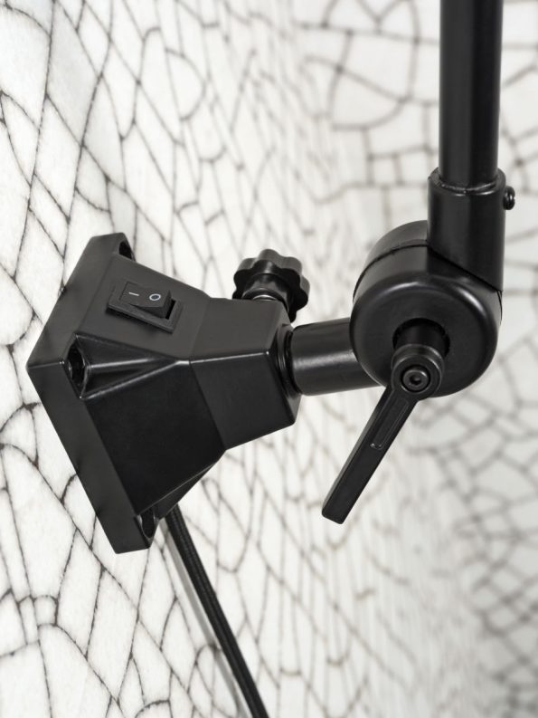 Industriële wandlamp Amsterdam grijs ø 47 cm - Afbeelding 4