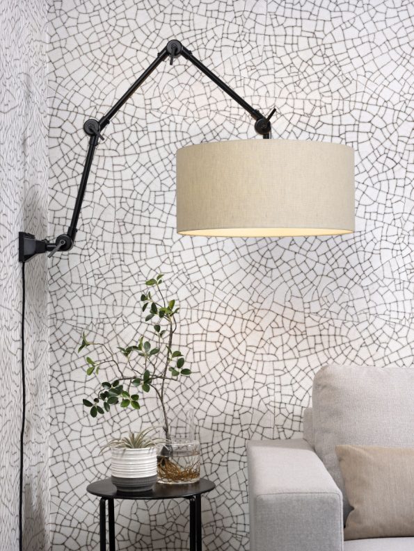 Industriële wandlamp Amsterdam grijs ø 47 cm - Afbeelding 5