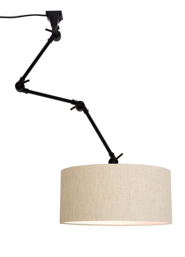 Industriële wandlamp Amsterdam grijs ø 47 cm - Afbeelding 8