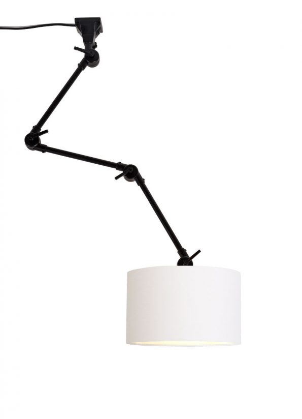 Industriële wandlamp Amsterdam wit ø 32 cm - Afbeelding 8