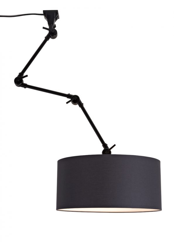 Industriële wandlamp Amsterdam zwart ø 47 cm - Afbeelding 8
