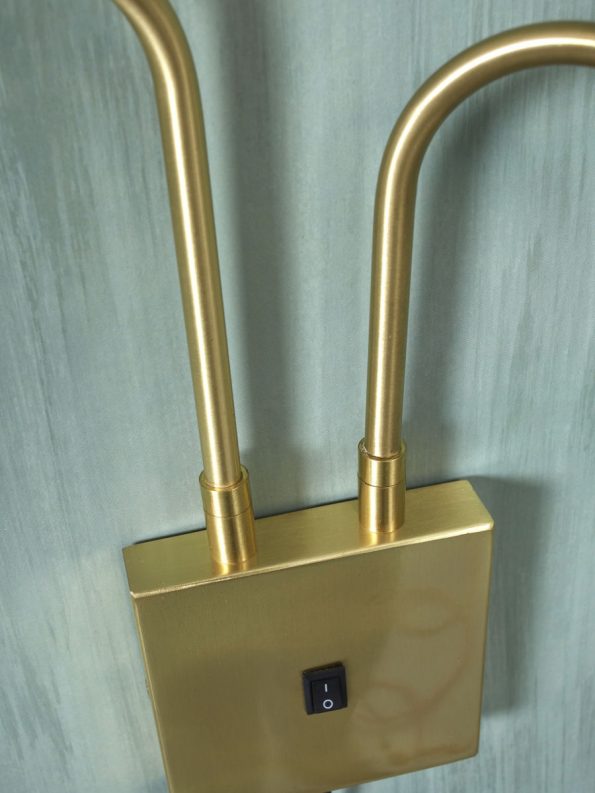 Industriële wandlamp Bremen goud - Afbeelding 6