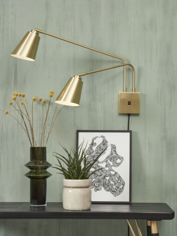 Industriële wandlamp Bremen goud - Afbeelding 9