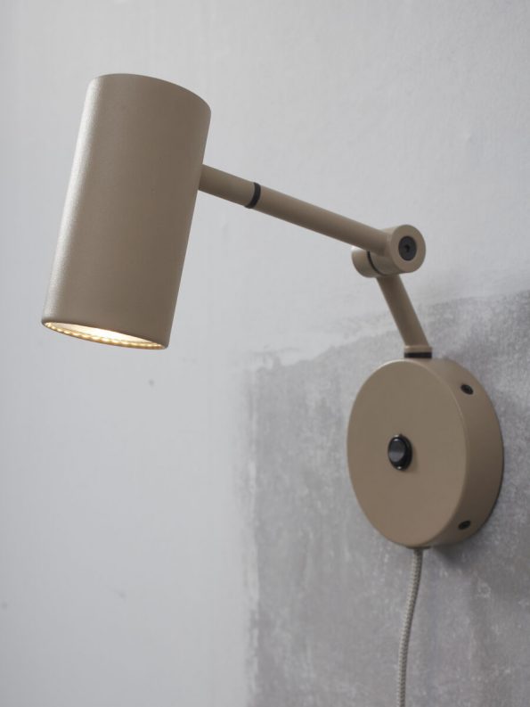 Industriële wandlamp Montreux grijs ø 6 cm - Afbeelding 4