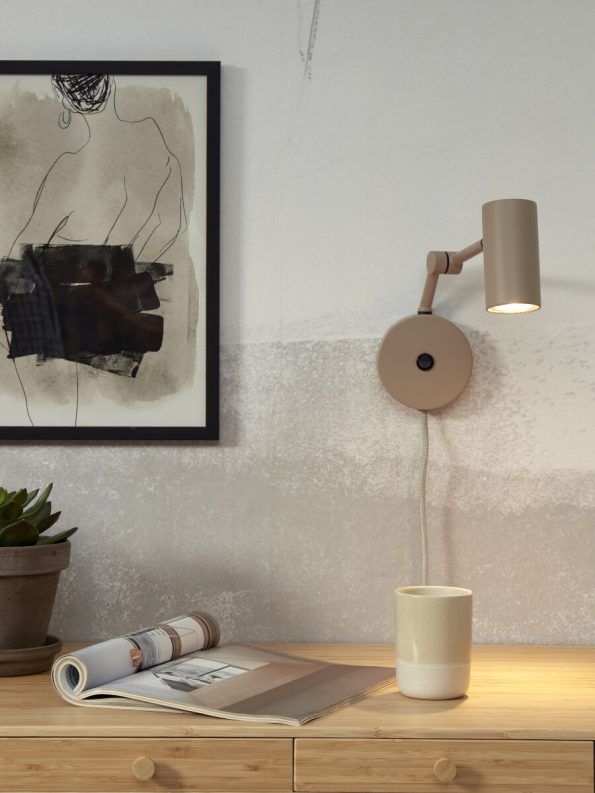 Industriële wandlamp Montreux grijs ø 6 cm - Afbeelding 9