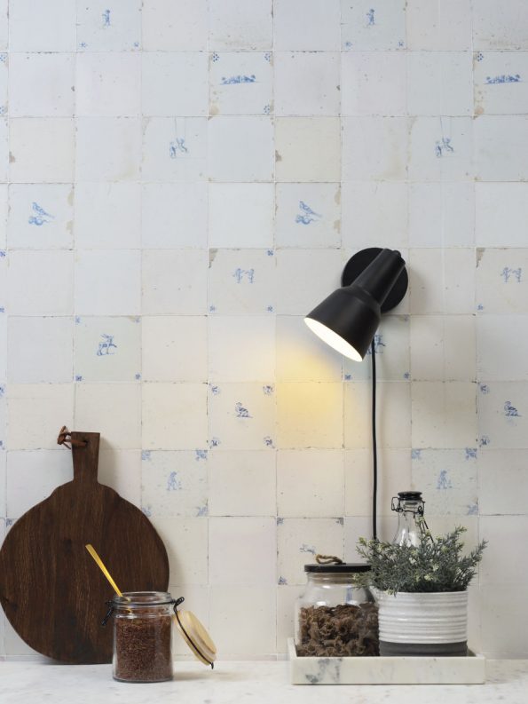 Industriële wandlamp Valencia zwart - Afbeelding 6