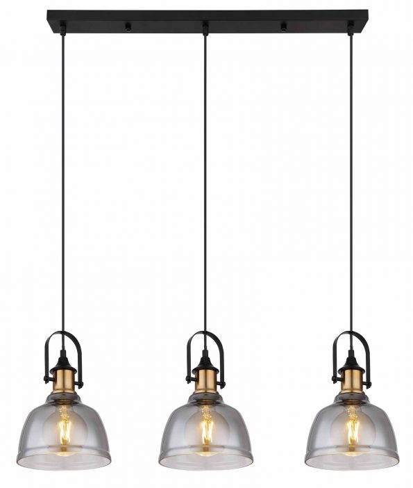 Industriële hanglamp Dorothea zwart - Afbeelding 2