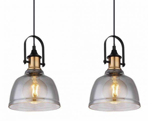 Industriële hanglamp Dorothea zwart - Afbeelding 3