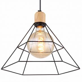 Alternative view of Industriële hanglamp Helene zwart ø 35 cm