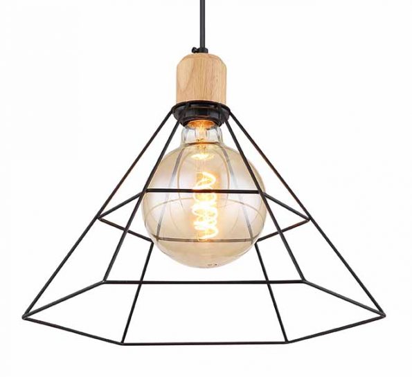 Industriële hanglamp Helene zwart ø 35 cm - Afbeelding 2