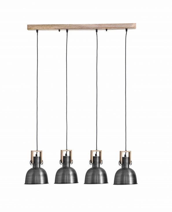 Industriële hanglamp Hermi I groen - Afbeelding 2
