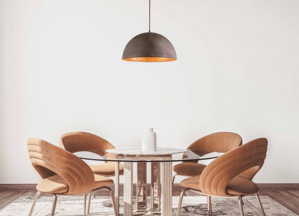 Industriële hanglamp Xirena i bruin ø 41 cm - Afbeelding 2