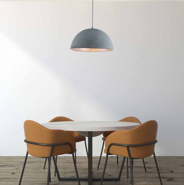 Industriële hanglamp Miram grijs ø 41 cm - Afbeelding 2
