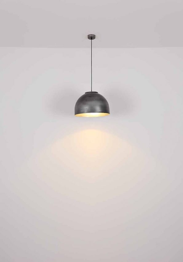 Industriële hanglamp Hermi I zilver ø 40 cm - Afbeelding 4