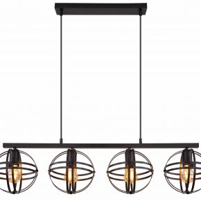 Alternative view of Industriële hanglamp Tamara zwart